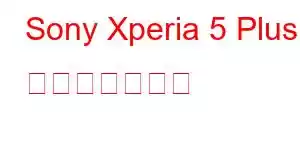 Sony Xperia 5 Plus 携帯電話の機能